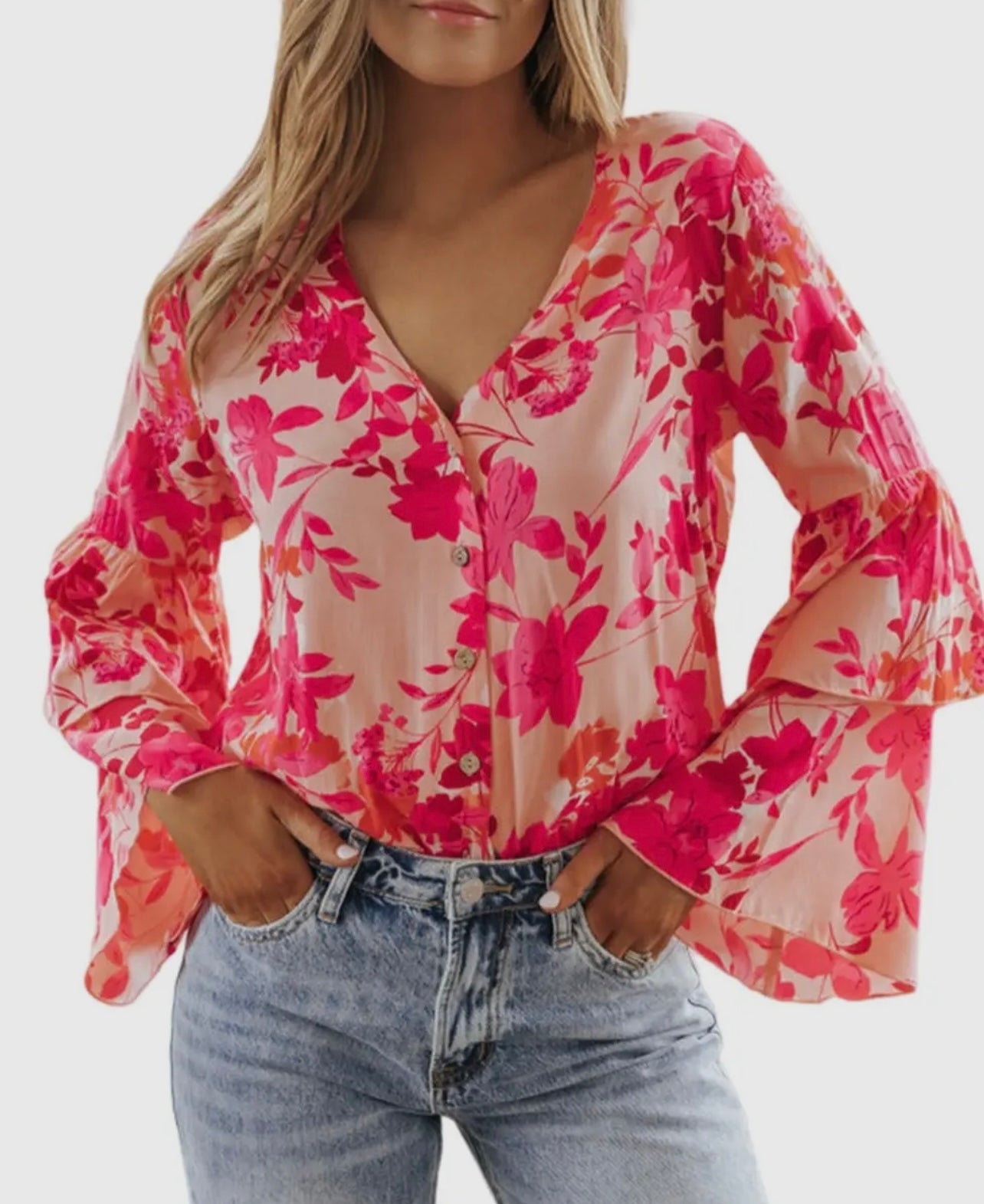 See You There Floral Top